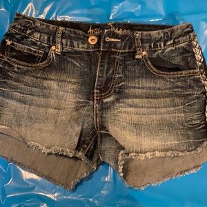 Frayed ariya shorts.